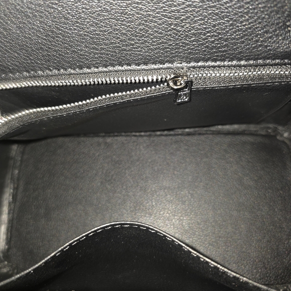 Black Crocodile Style H Birkin 25cm Inspired Bag - Picture 11 of 17